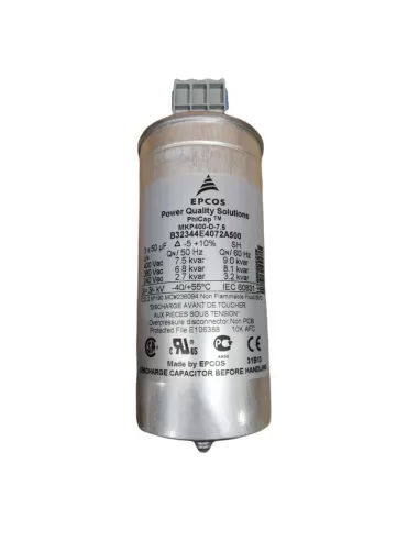 Epcos 111665005 phicap sig 400v 50//60hz-7,5//9kvar 3ph b32344e4072a500b capacitor