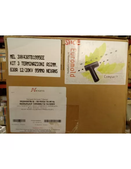 Nexans 3xk430tb1995ee kit 3 asymmetric terminations interface c 630a 12//20kv 95mmq