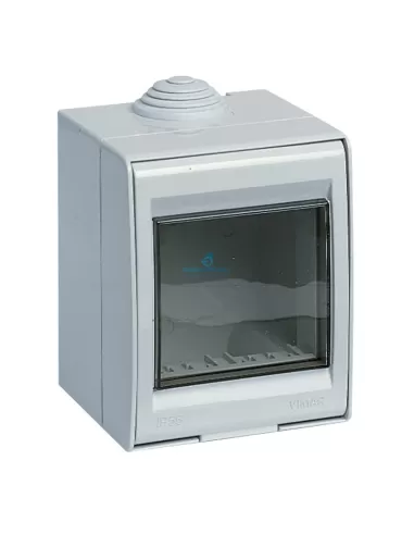 Vimar 13523 IP55 Container 2 Modules Idea/8000Sp Grey