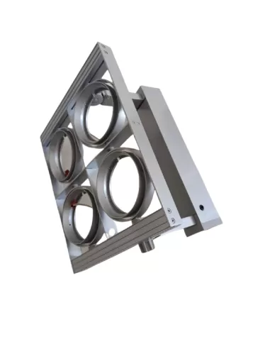 Domino 6350050 gallery grigio ar111 4x50w g53 12v