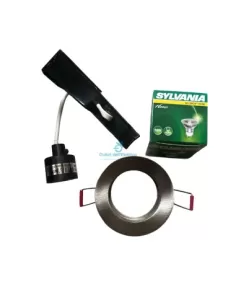 Lumiance 3073520 faretto swing matt silver 50w gu10 con lampada 2