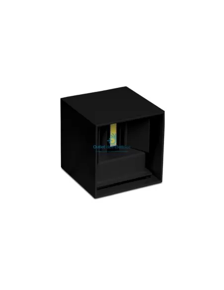 Cubo applique led 12W biemissione 3000K antracite  IP65