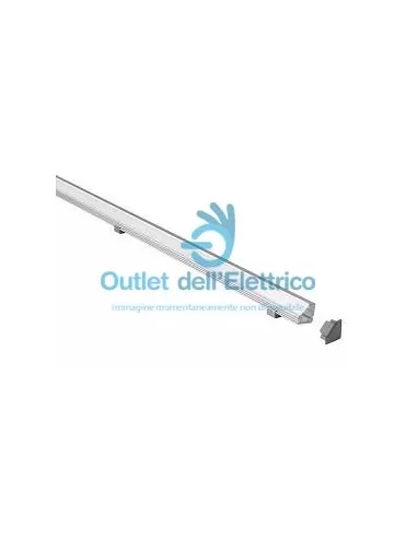 Gea luce GSTP21 Perfil aluminio angular gris 2m
