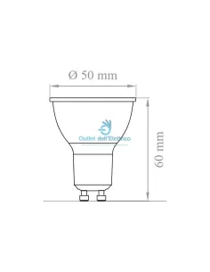 Lampo DIKLED4X2W230/BC Led lamp 12v 4x2w  3000k mr16 2