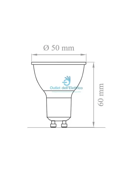 Lampo DIKLED4X2W230/BC Lámpara Led 12v 4x2w 3000k mr16