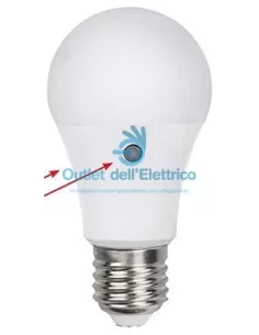 Alca power 929852 lampada led con crepuscolare 9,5w 240vac 60w