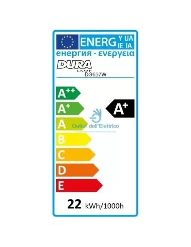 Duralamp PJ537CTA Matrix mr16 gu5,3 12v 7,5w 3° cta dim.
