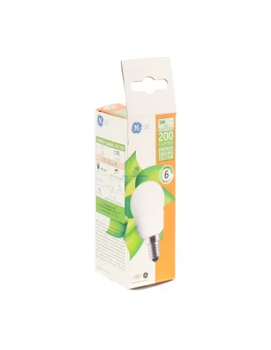 Ge Lighting 88839 Otefle5sph/t2/827/e14 6y lampe fluorescente e14 5w 2700°k