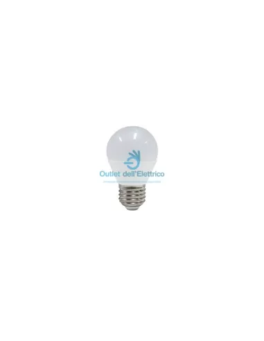 Duralamp l140n deco led up sfera e27 3,2w 230v 4000°k luce naturale