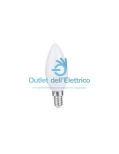 Ledvance SUPB25SI35 Candela silica bianco latte e14 25w