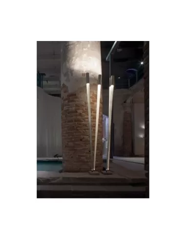 Viabizzuno a4 501 21 bamboo terminale bianco