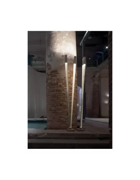 Viabizzuno a4 501 21 bamboo terminale bianco