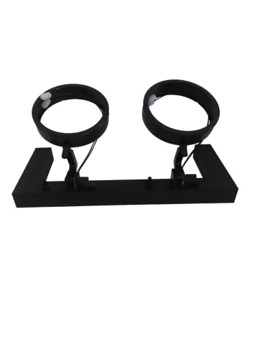 Viabizzuno f6.181.11 tessera modulo 2 halo g53 2x60w ecg l 360mm