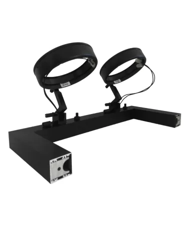 Viabizzuno f6.181.11 tessera modulo 2 halo g53 2x60w ecg l 360mm