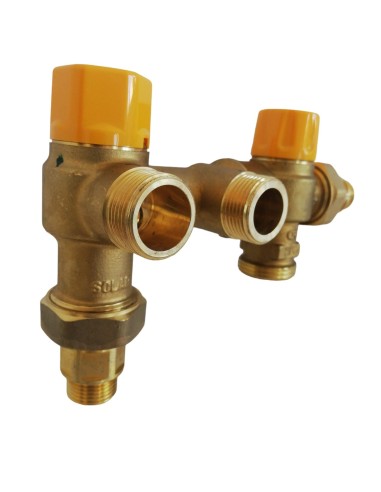 Caleffi 262342 solarincal-t kit collegamento bollitore solare con caldaia 1/2'