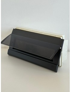 Abb 12043 Centralino incasso 18 moduli ip40 con portella orizzontale grigio r7024 2