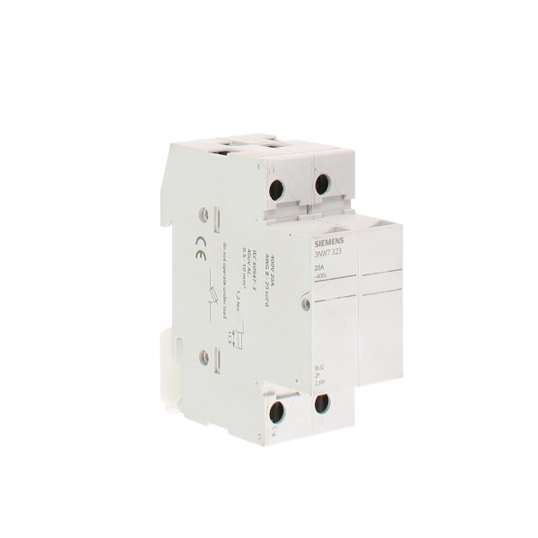 Sektional-F-Halter 8,5 x 31,5 2p max 20a 2mod n/acc 400ac