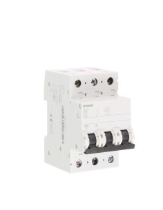 Siemens 5sj63107 3p 10a 6ka C-curve circuit breaker