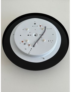 Rossini 1634-35-n Round opal glass ceiling light 2xe27 max 60w 230v black diam.37cm 2