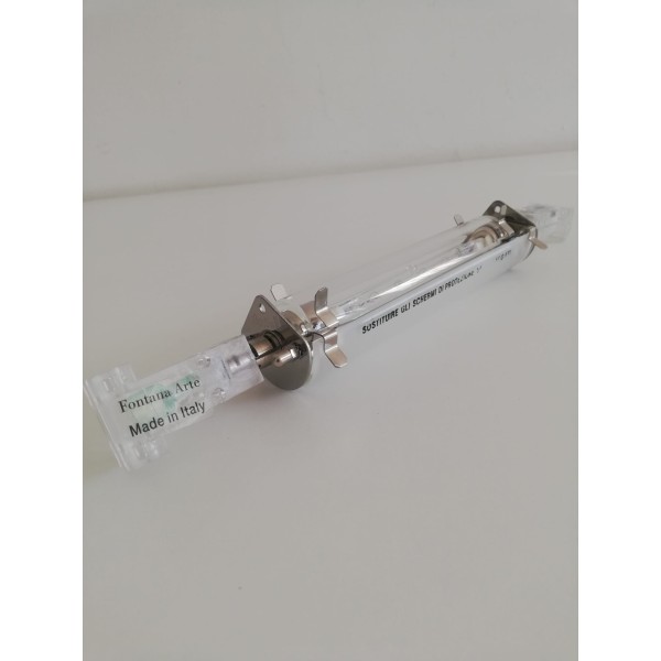 Fontana arte at2fvs lamp on parallel cables spark 1x230w r7s with glass