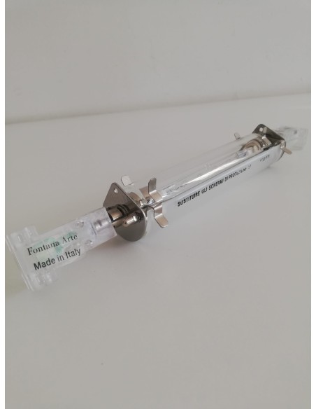 Fontana arte at2fvs lamp on parallel cables spark 1x230w r7s with glass