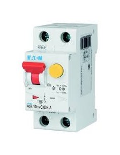 Eaton 236510 Pkn6-10/1n/c/003-a differential circuit breaker 1p+n 10a ac 0.03 6ka