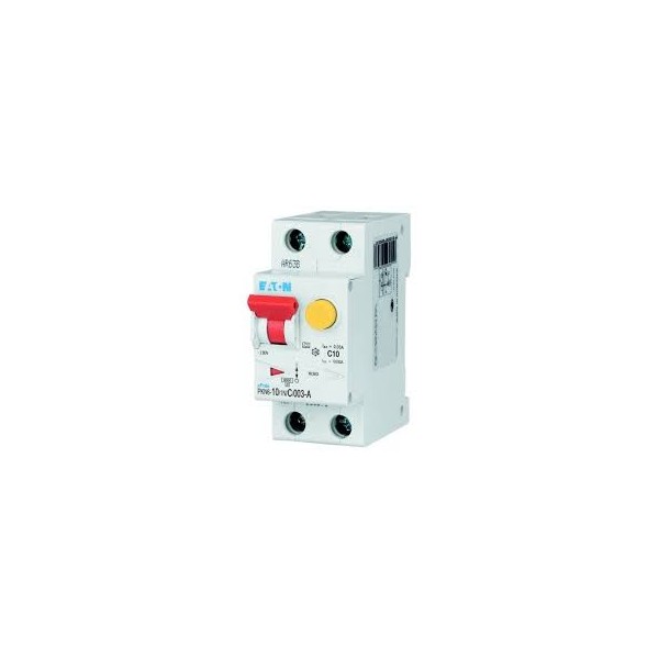 Eaton 236510 Pkn6-10/1n/c/003-a differential circuit breaker 1p+n 10a ac 0.03 6ka