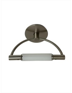 Cini&nils 585 gradi mini-ceiling lamp with satin finish and opal diffuser with 150W R7S bulb