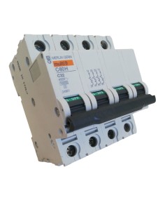 Merlin gerin 24951 interruttore automatico magnetotermico 4p 32a 10k c 4mod c60