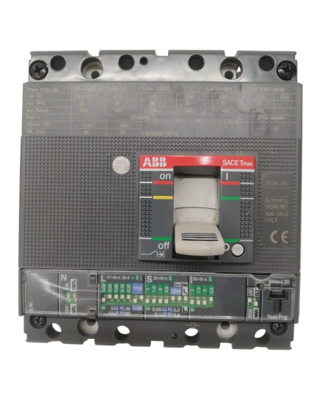 Abb 1sda067105r1 tmax xt2 n 160 circuit breaker 4p 100a ekip-lsi 36ka