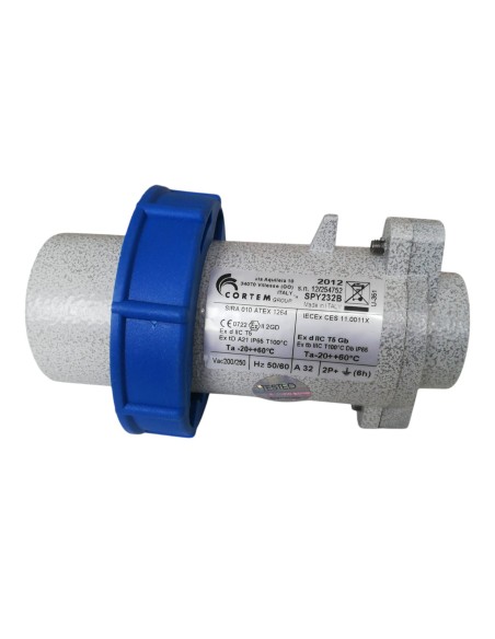 2p+t 32a 200/250v atex plug