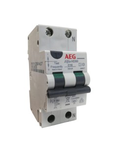 Aeg 604617 interruttore magnetotermico differenziale elfa hd90 1p+n c 10a 6ka 30ma