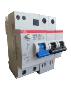 Abb r428696 ds202 interruttore differenziale magnetotermico 4p 10a ac 30ma 6kC10 AC 30MA 6K