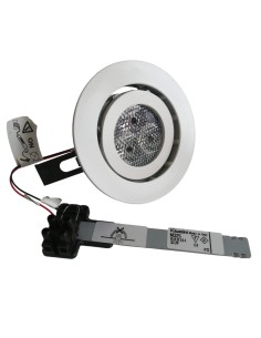 Iguzzini 3.m325.701.0 adjustable laser pixel spotlight d. 104 mm 3 LEDs 2.2w warm white