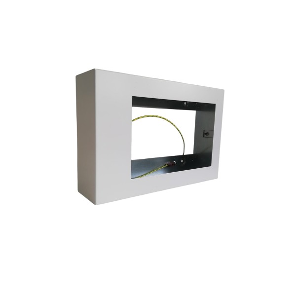 Viabizzuno f6.001.53 m1 medium white external formwork, body 8, dimensions 34.5 x 23 x 9 cm