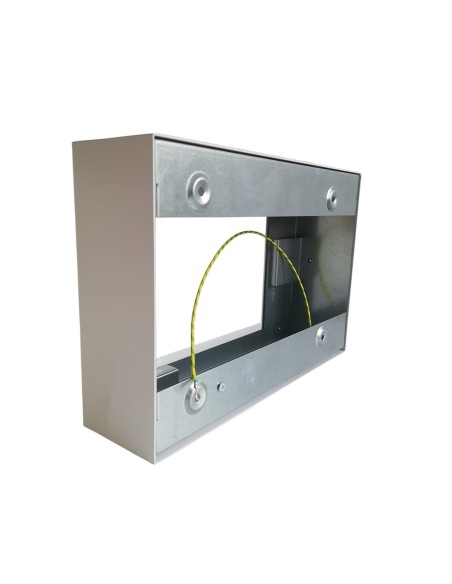 Viabizzuno f6.001.53 m1 medium white external formwork, body 8, dimensions 34.5 x 23 x 9 cm