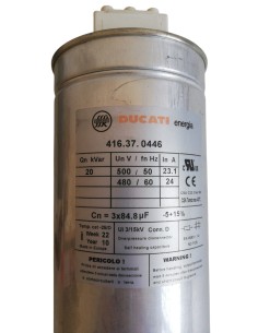 Ducati 416370446 3x84 8mf capacitor 500v 20kvar 2