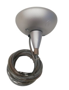 Disano 99391900 sospensione elettrificata  doppia 2514 argento