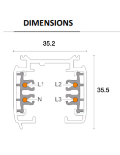 Wiva 41900103 Track 2m white 2