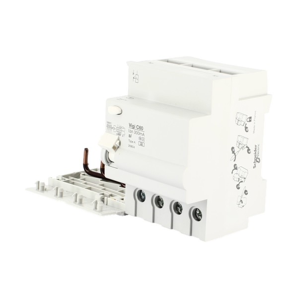 Schneider 26804 differential vigi block c60 4p 63a 300ma class a superimmunized