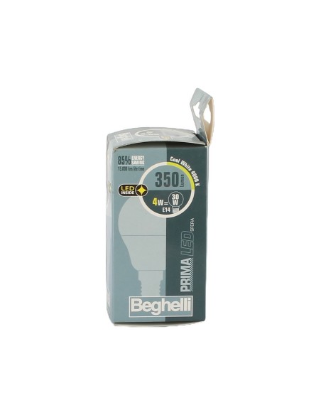 Beghelli 56838 Primaled sphere 4w 350lm e14 4000°k d.45x80mm