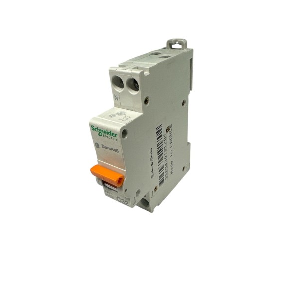 Schneider DOMA45C32 Interruttore magnetotermico 1p+n 32a 4,5k c 1modulo