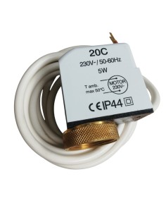 Watts e20c-220vfc attuatore elettrico ad azionamento termico