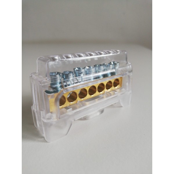 7-hole single-pole terminal block