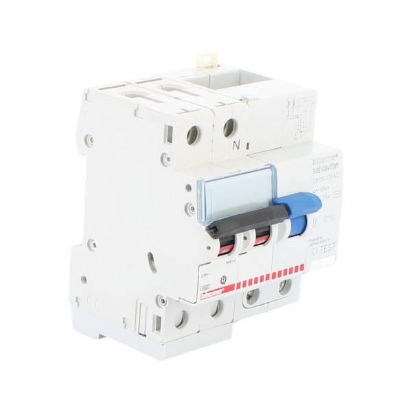 Bticino G8130/10AC magnetotermico differenziale ac 1p+n 10a 4,5ka 30ma 0,03a salvavita