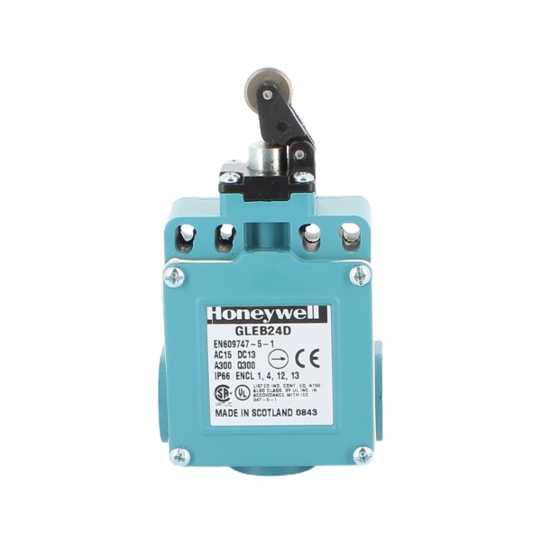 Honeywell gleb24d interruttore finecorsa a leva con rotella 6a 300v ip66 2na//2nc pg13,5 ul