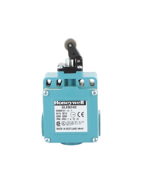 Honeywell gleb24d interruttore finecorsa a leva con rotella 6a 300v ip66 2na//2nc pg13,5 ul