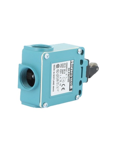 Honeywell gleb24d interruttore finecorsa a leva con rotella 6a 300v ip66 2na//2nc pg13,5 ul