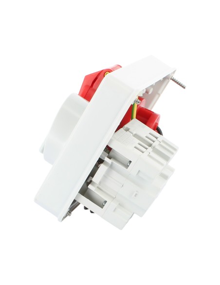 Gewiss gw66108 presa interbloccata orizzontale incasso 3p+t 16a 400v 6h senza base fusibili