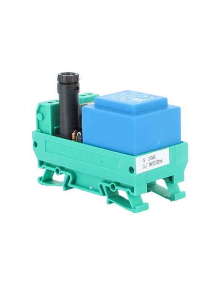 Geregeltes miniaturisiertes Netzteil mit 35 230 V Wechselstrom und 24 V Gleichstrom